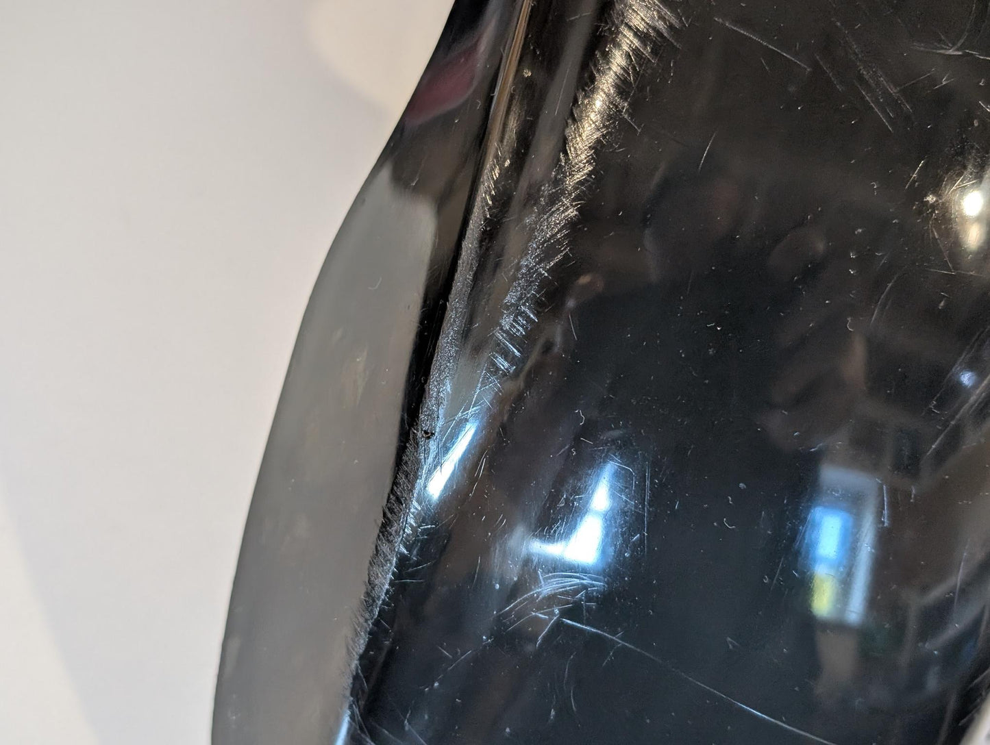 Yamaha XT600E 3TB 3UW Kotflügel Schutzblech Spritzschutz vorne schwarz 3TB-21511 3TB-21521-00, gebraucht