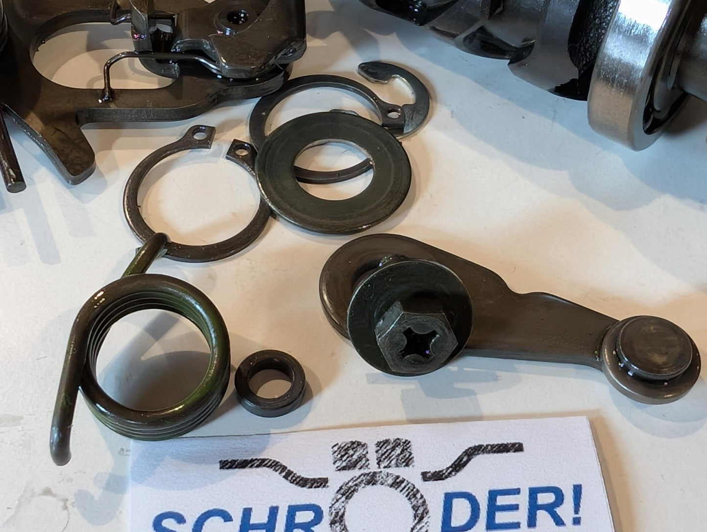 Yamaha XT600E 3TB 3UW Schaltwalze Schaltnockeneinheit 3YF-18540-00 mit Hebel Schalter Raster, gebraucht