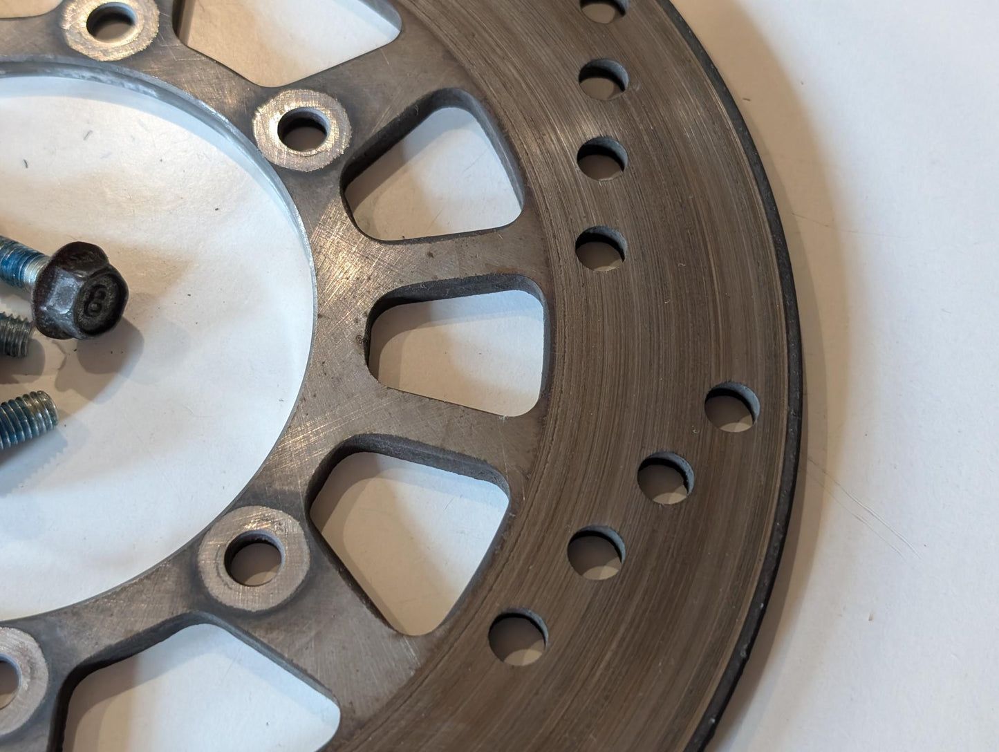 Yamaha XT600E 3TB 3UW Bremsscheibe Hinterad mit Schrauben, gebraucht
