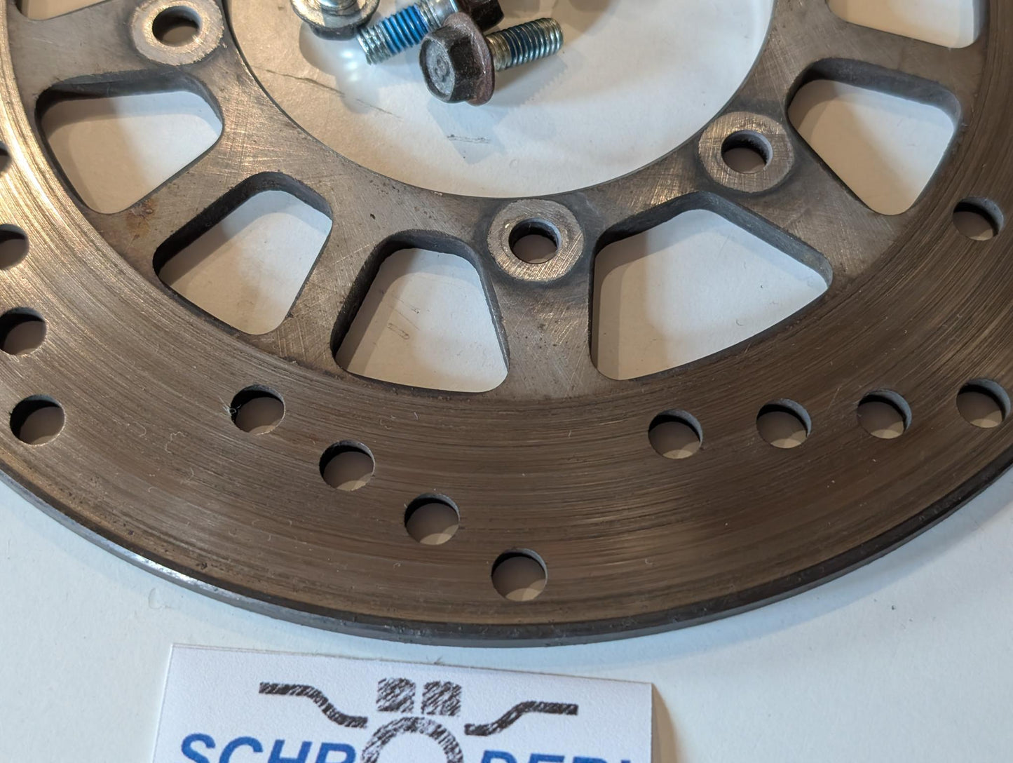 Yamaha XT600E 3TB 3UW Bremsscheibe Hinterad mit Schrauben, gebraucht