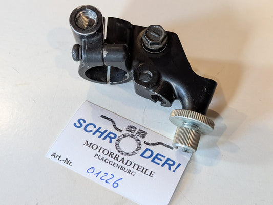 Yamaha XT600E 3TB 3UW Spiegelhalter Kupplungshebelhalter Lenkerhalter links 1LN-82911-00, gebraucht