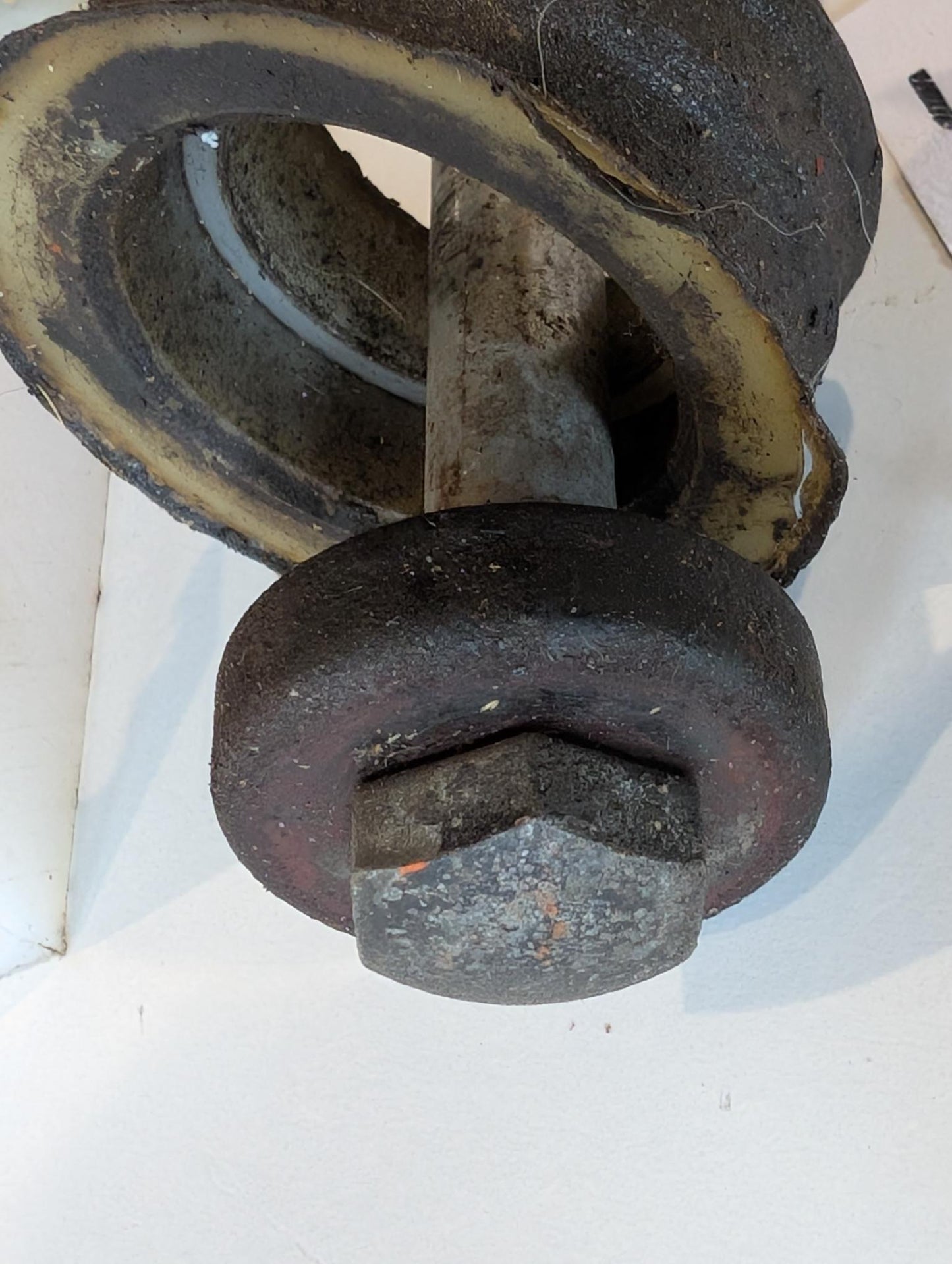 Yamaha DT175MX 2K4 Schwingenachse Kettenspanner Kettenführung, gebraucht