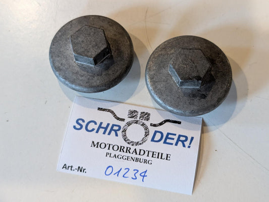 Yamaha XT600E 3TB 3UW Paar Ventildeckel Auslass Motordeckel 1L9-11186-00, gebraucht