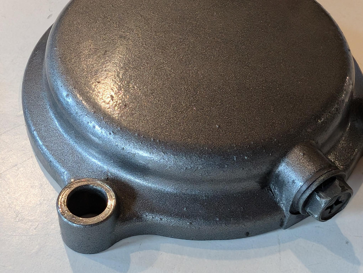 Yamaha XT600E 3TB 3UW Motordeckel Ölfilterdeckel mit Schrauben 2WK-13447-00 90109-06419, gebraucht