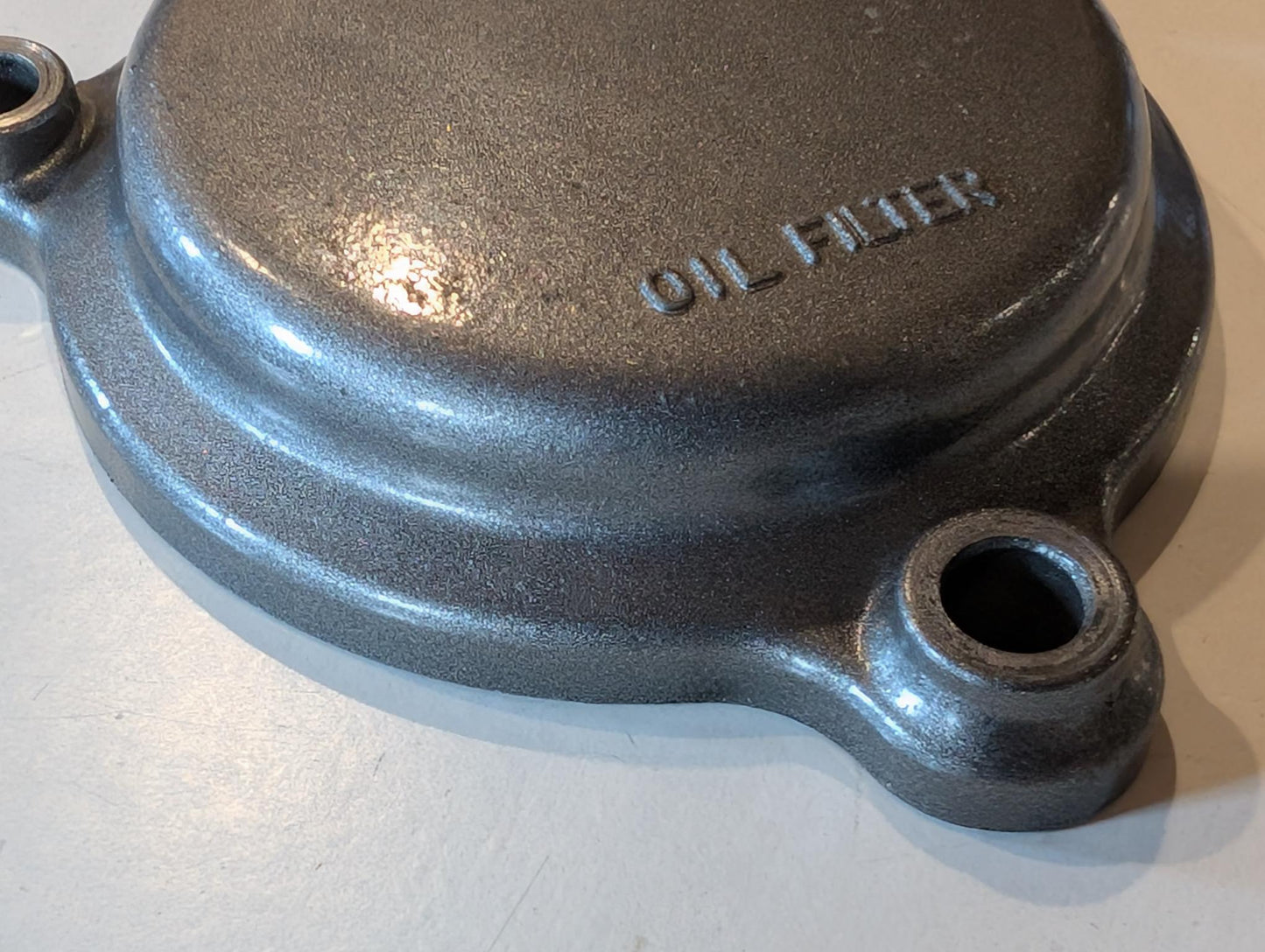 Yamaha XT600E 3TB 3UW Motordeckel Ölfilterdeckel mit Schrauben 2WK-13447-00 90109-06419, gebraucht