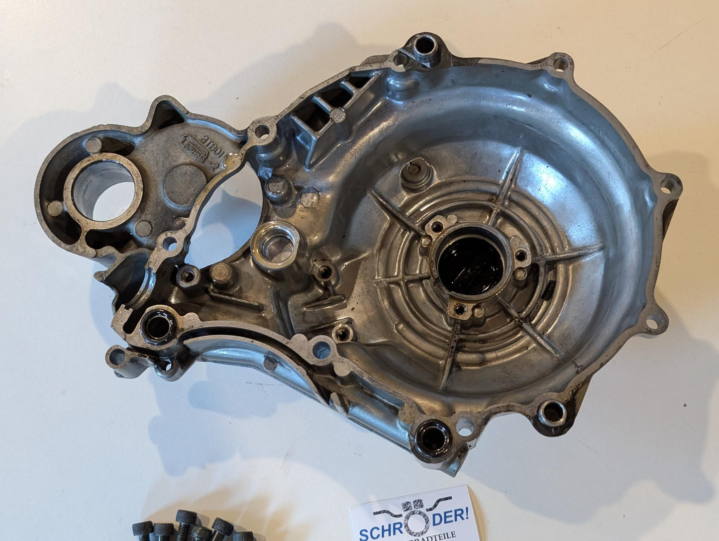 Yamaha XT600E 3TB 3UW Motordeckel Lichtmaschinendeckel 3TB-15411-01 für Anlassermotor, gebraucht