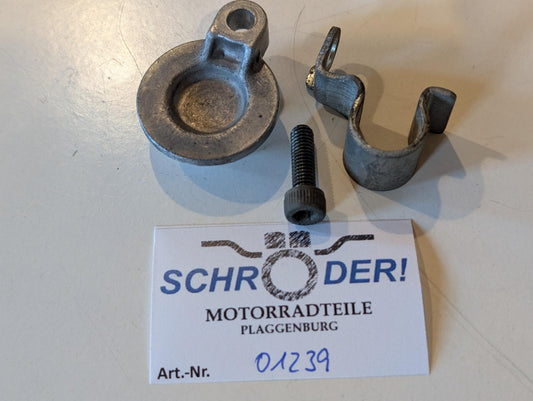 Yamaha XT600E 3TB 3UW Deckel Nockenwelle 3TB-12215-00 mit Halter Ölschlauch 90462-15196, gebraucht