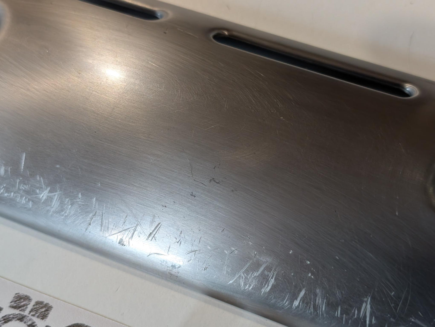 Yamaha XT600E 3TB 3UW Endschalldämpfer Hitzeschutzblech Hitzeblech 3TB-14728-00, gebraucht