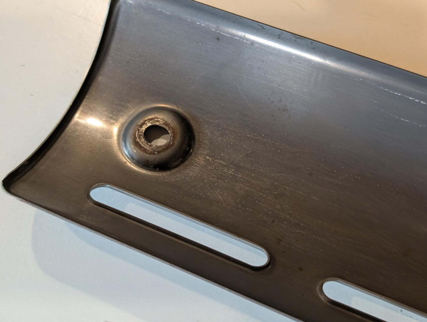 Yamaha XT600E 3TB 3UW Endschalldämpfer Hitzeschutzblech Hitzeblech 3TB-14728-00, gebraucht