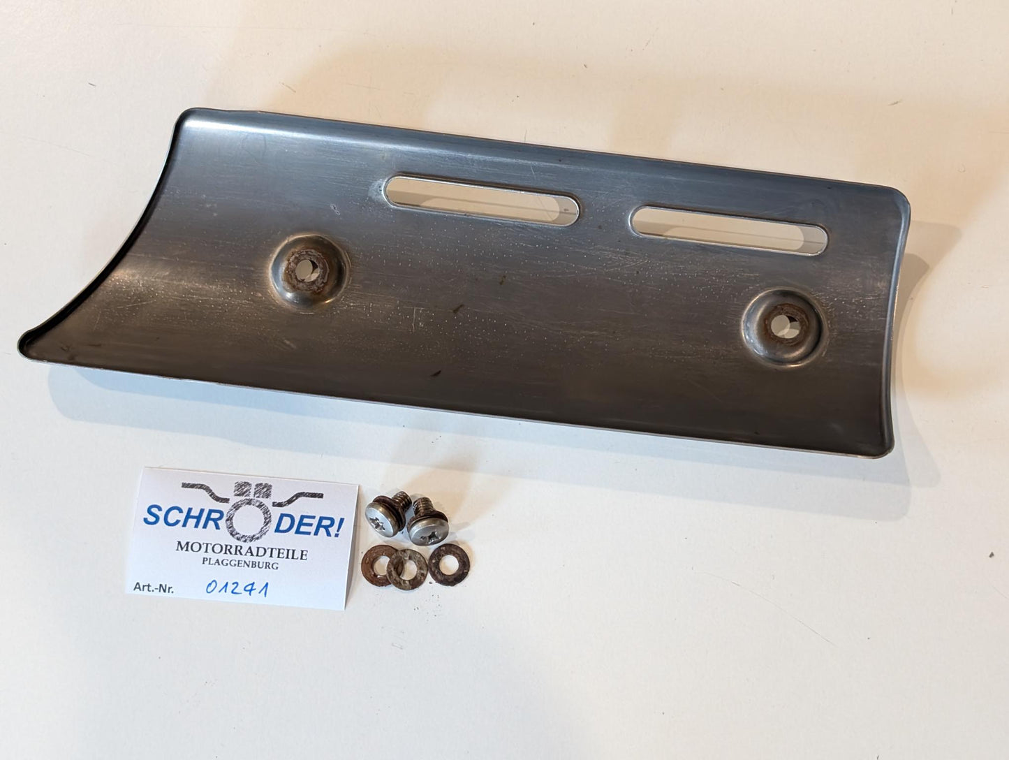 Yamaha XT600E 3TB 3UW Endschalldämpfer Hitzeschutzblech Hitzeblech 3TB-14728-00, gebraucht