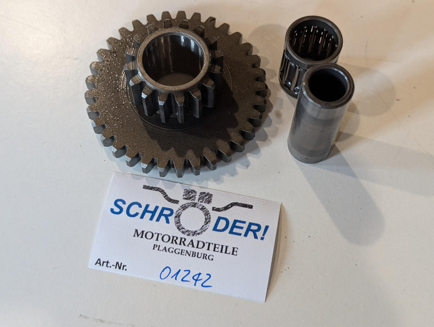 Yamaha XT600E 3TB 3UW Anlasserfreilauf Zwischenrad 1VJ-15517-00 Achse 1VJ-15522-00 Lager 93310-217R7, gebraucht