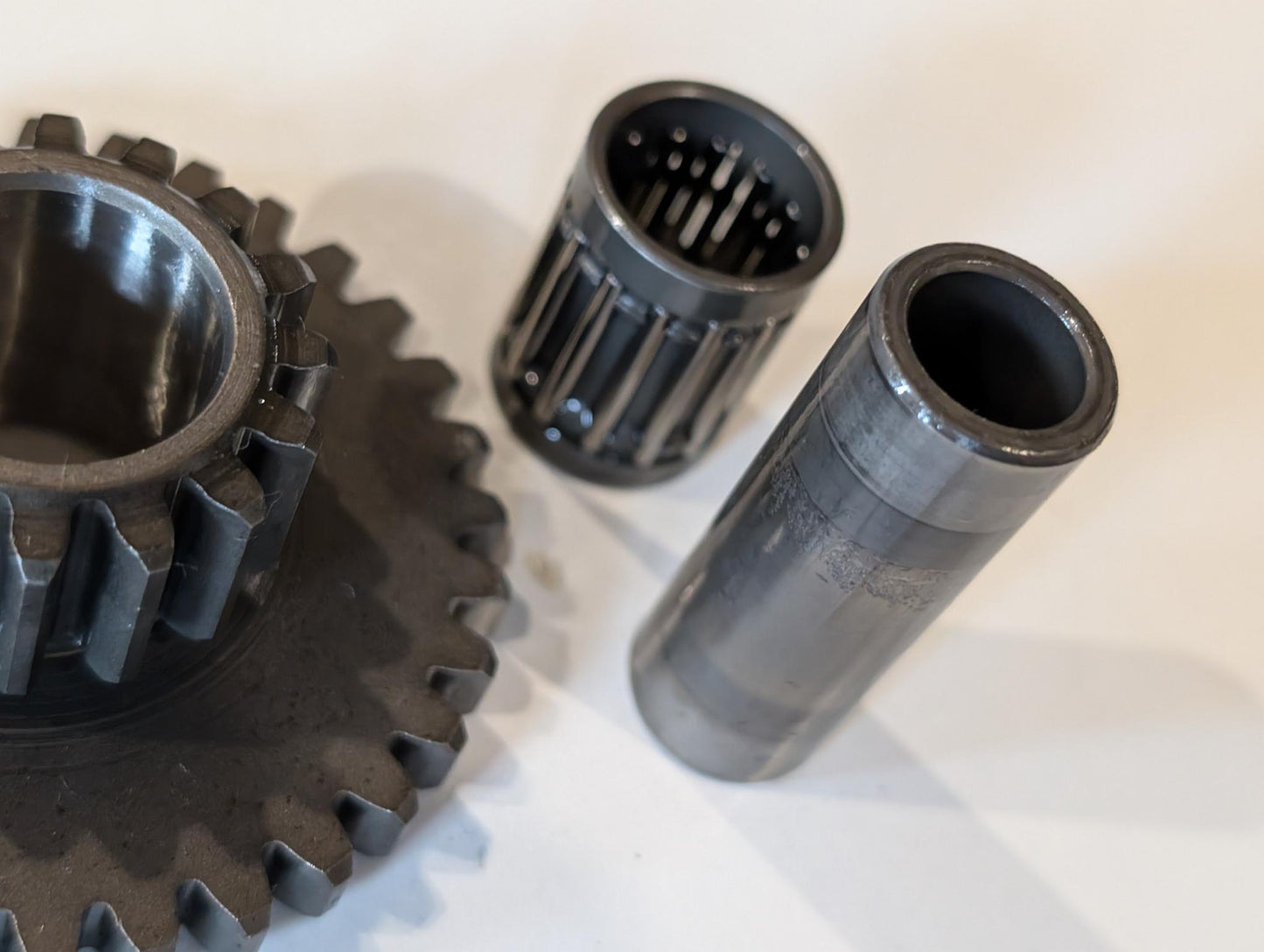 Yamaha XT600E 3TB 3UW Anlasserfreilauf Zwischenrad 1VJ-15517-00 Achse 1VJ-15522-00 Lager 93310-217R7, gebraucht