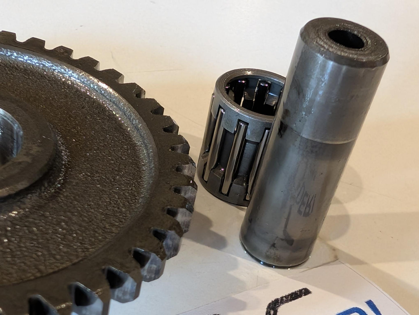 Yamaha XT600E 3TB 3UW Zwischenzahnrad 1VJ-15512-00 Anlasserfreilauf Achse 1VJ-15521-00 Lager 93310-212R6 gebraucht