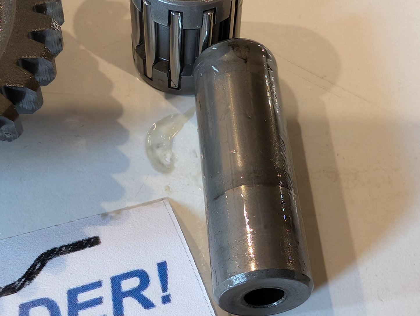 Yamaha XT600E 3TB 3UW Zwischenzahnrad 1VJ-15512-00 Anlasserfreilauf Achse 1VJ-15521-00 Lager 93310-212R6 gebraucht