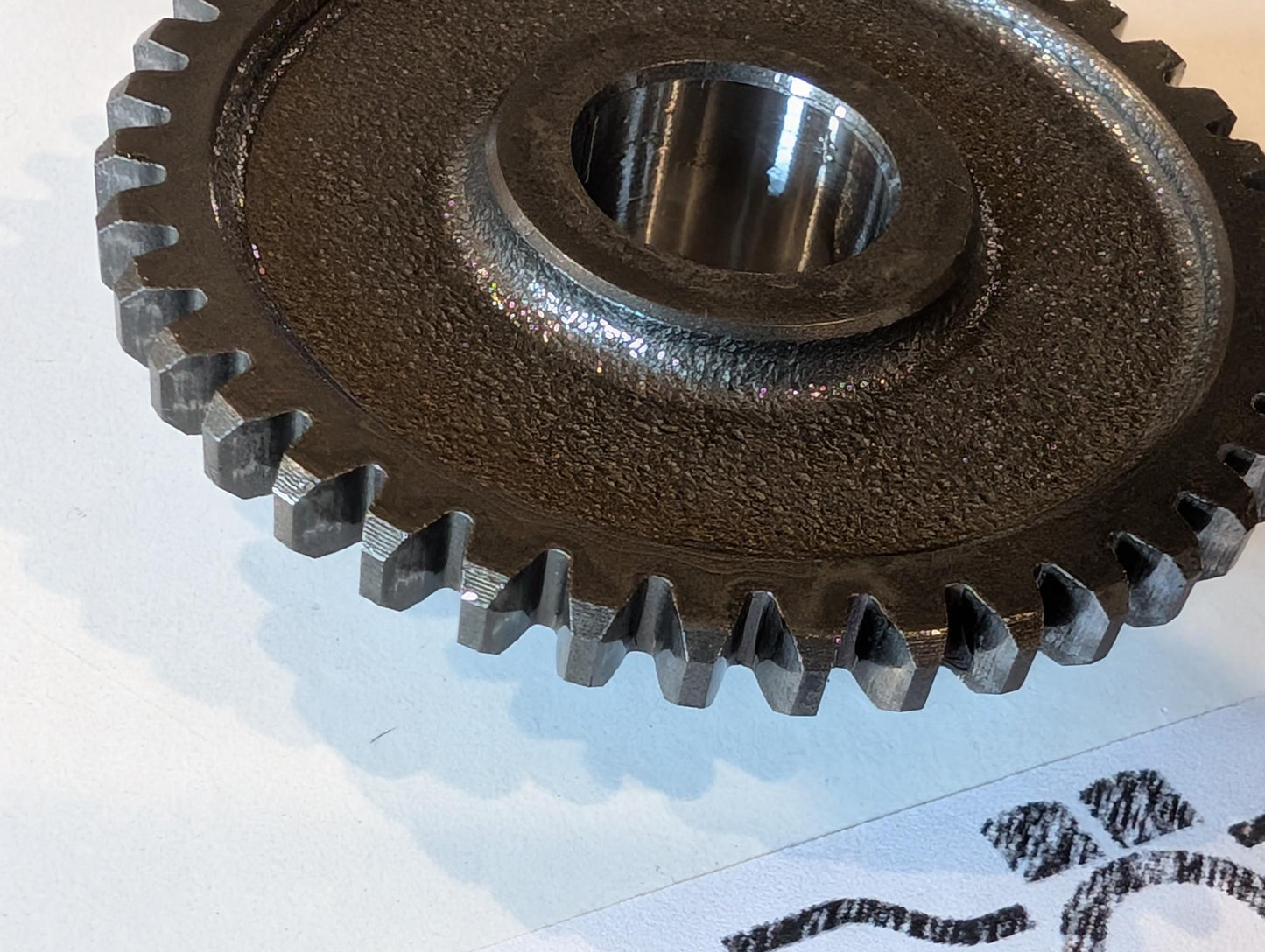 Yamaha XT600E 3TB 3UW Zwischenzahnrad 1VJ-15512-00 Anlasserfreilauf Achse 1VJ-15521-00 Lager 93310-212R6 gebraucht