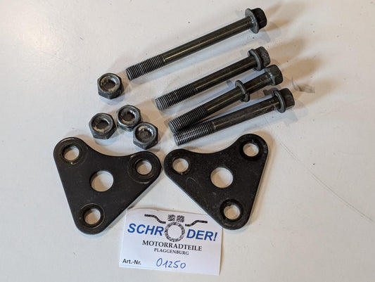 Yamaha XT600E 3TB 3UW Motorhalter Motorstütze 34L-21315-00 Schrauben 97011-10080 95811-10100 gebraucht