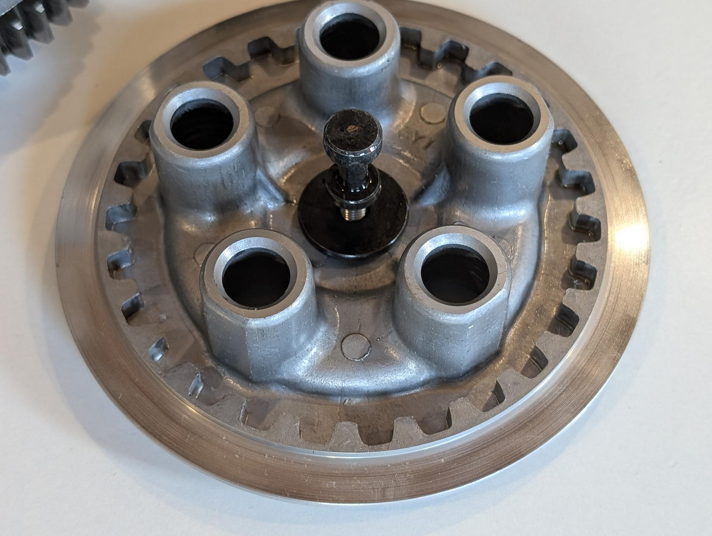 Yamaha XT600E 3TB 3UW Kupplungskorb 3AJ-16150-00 Kupplungsnabe 2JN-16371-00 Druckplatte 5Y1-16351-00 Primärantrieb komplett gebraucht