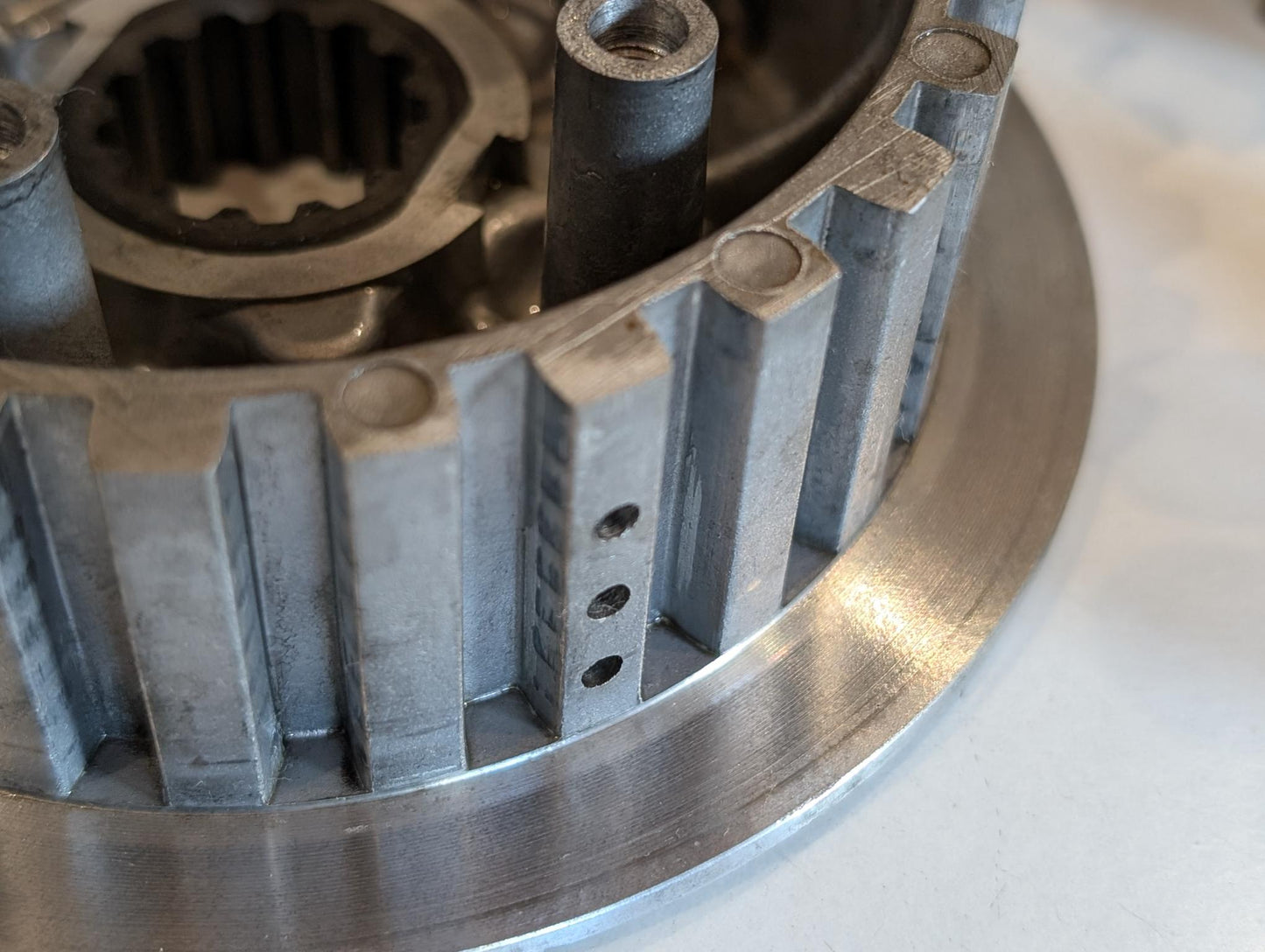 Yamaha XT600E 3TB 3UW Kupplungskorb 3AJ-16150-00 Kupplungsnabe 2JN-16371-00 Druckplatte 5Y1-16351-00 Primärantrieb komplett gebraucht