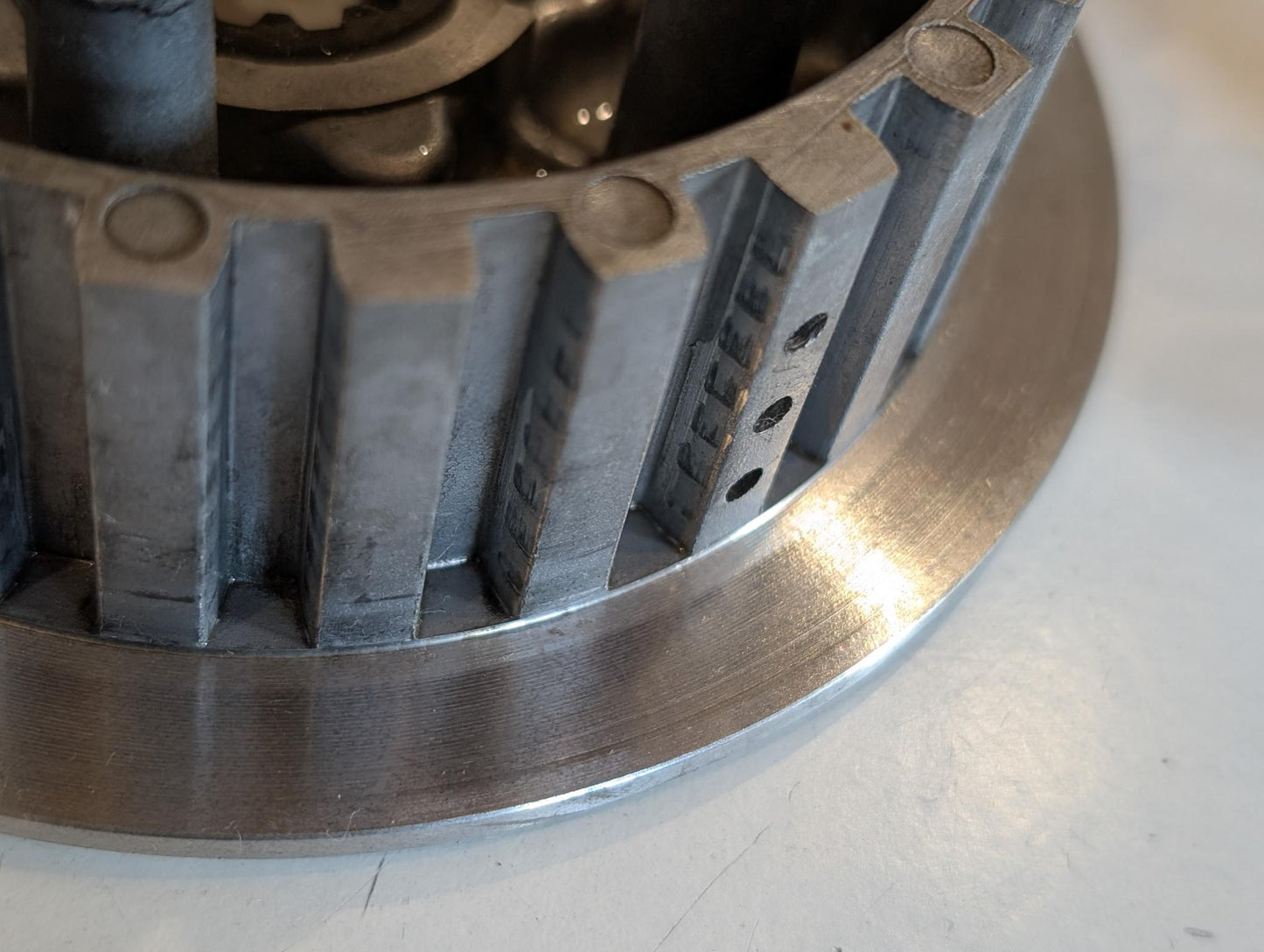 Yamaha XT600E 3TB 3UW Kupplungskorb 3AJ-16150-00 Kupplungsnabe 2JN-16371-00 Druckplatte 5Y1-16351-00 Primärantrieb komplett gebraucht