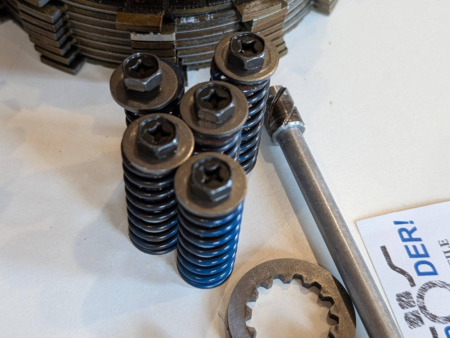 Yamaha XT600E 3TB 3UW Kupplungskorb 3AJ-16150-00 Kupplungsnabe 2JN-16371-00 Druckplatte 5Y1-16351-00 Primärantrieb komplett gebraucht
