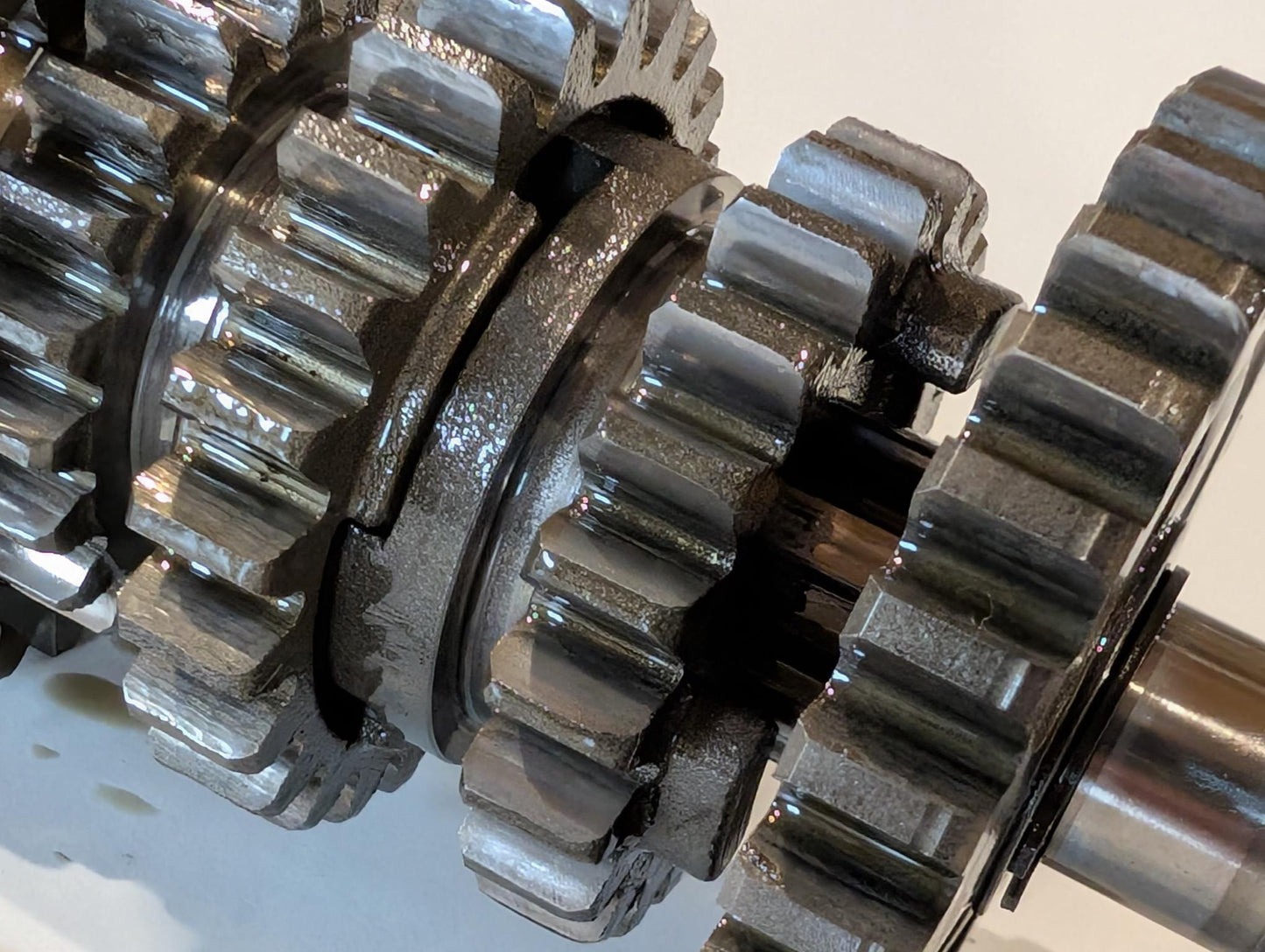 Yamaha XT600 43F Getriebeausgangswelle Antriebswelleneinheit 34K-17402-00 5.Gangrad defekt, gebraucht