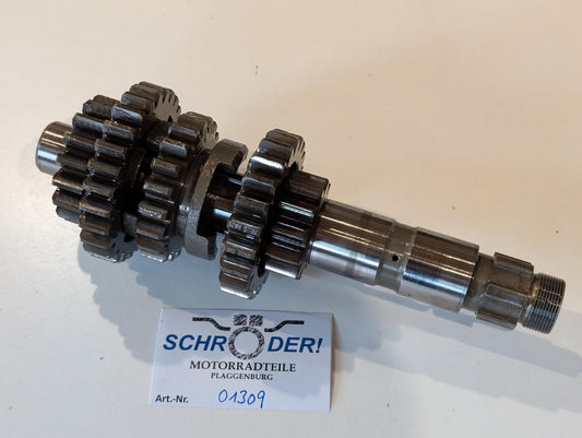 Yamaha XT600 43F Getriebehauptwelleneinheit 34L-17411-00 5.Gangrad defekt gebraucht