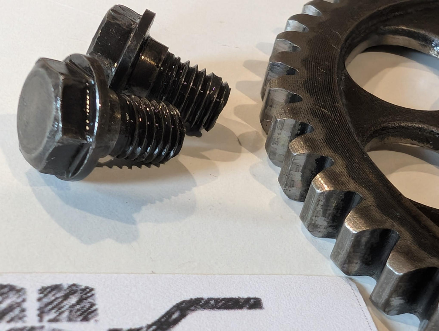 Yamaha XT600 43F Kettenrad Steuerkette 34K-12176-00 gebraucht