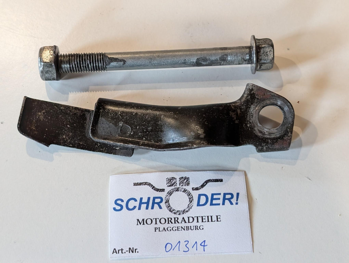 Yamaha XT600 43F Schutzplatte 34L-2176E-01 Motorhalter Schraube 95811-10100 gebraucht