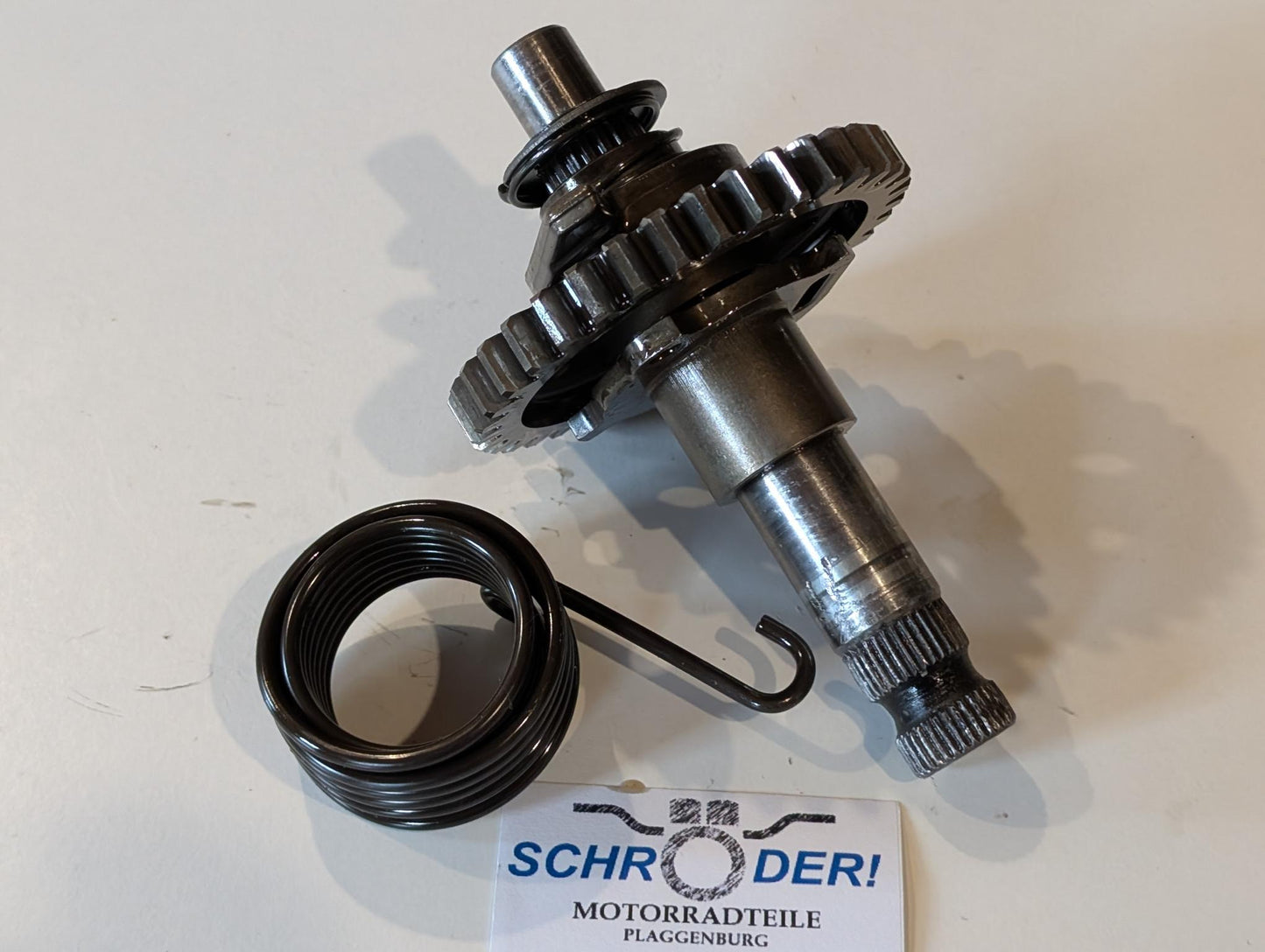 Yamaha XT600 43F Kickstarterwelle 5Y1-15660-01 Freilauf inkl. Zahnrad 34K-15641-00 Feder 90508-32529 gebraucht