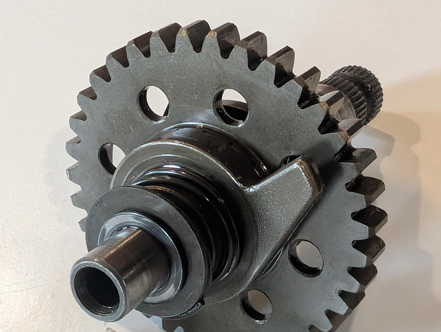 Yamaha XT600 43F Kickstarterwelle 5Y1-15660-01 Freilauf inkl. Zahnrad 34K-15641-00 Feder 90508-32529 gebraucht