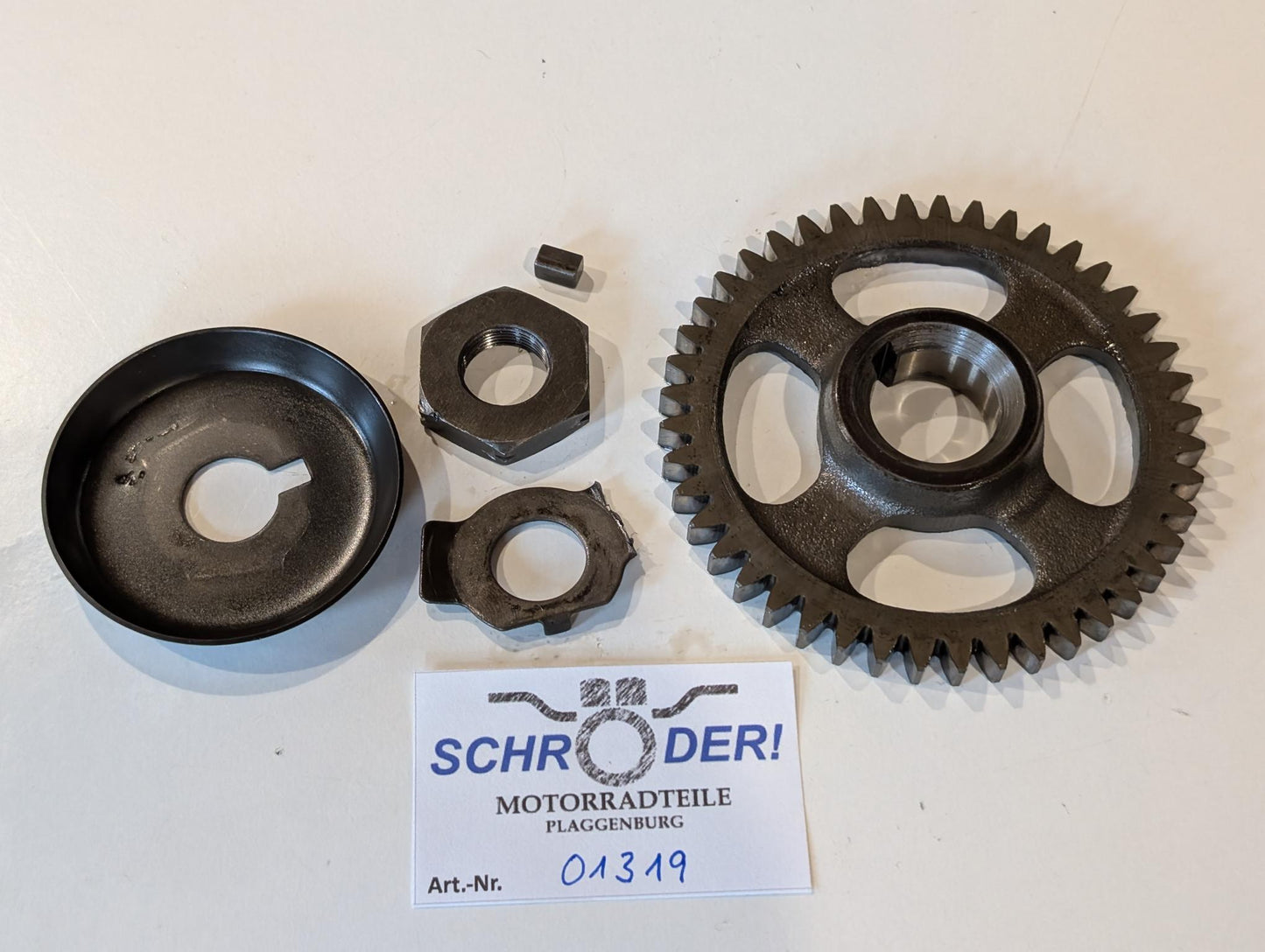 Yamaha XT600 43F Zahnrad Nebengetriebe 5Y1-11531-00 Ausgleichswelle Platte 34K-11145-00 gebraucht