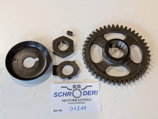 Yamaha XT600 43F Zahnrad Nebengetriebe 5Y1-11531-00 Ausgleichswelle Platte 34K-11145-00 gebraucht