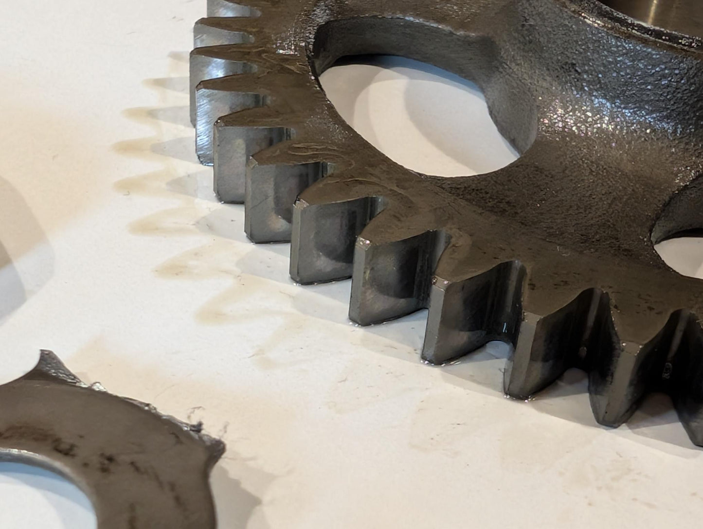 Yamaha XT600 43F Zahnrad Nebengetriebe 5Y1-11531-00 Ausgleichswelle Platte 34K-11145-00 gebraucht