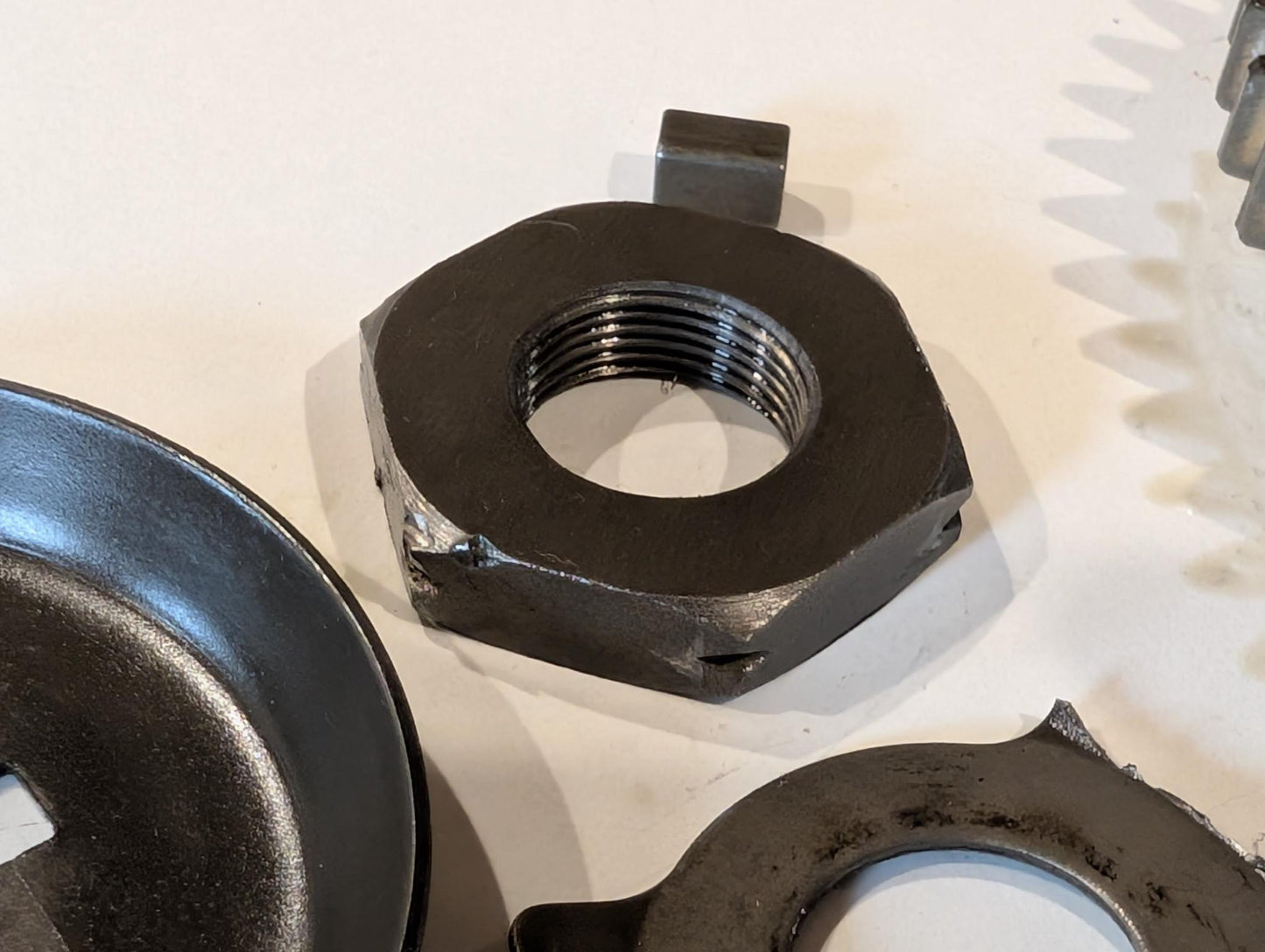 Yamaha XT600 43F Zahnrad Nebengetriebe 5Y1-11531-00 Ausgleichswelle Platte 34K-11145-00 gebraucht