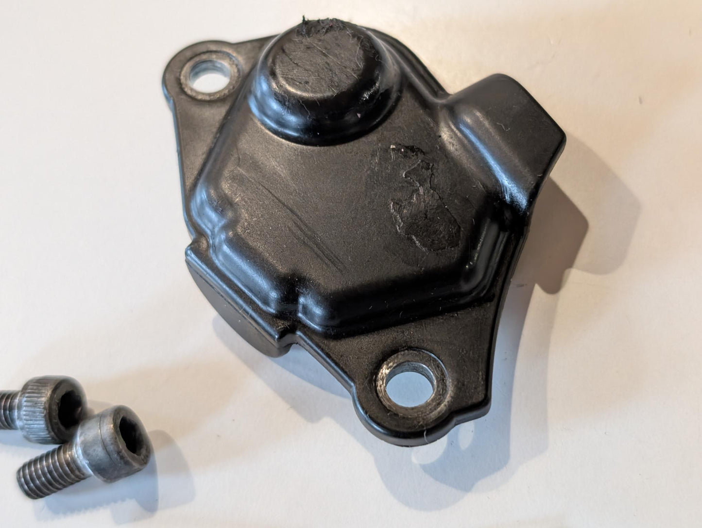 Yamaha XT600 43F Dekompressionsdeckel 5Y1-15417-01 schwarz mit Schrauben gebraucht