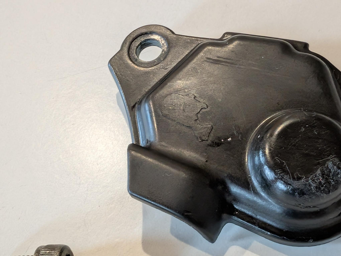 Yamaha XT600 43F Dekompressionsdeckel 5Y1-15417-01 schwarz mit Schrauben gebraucht