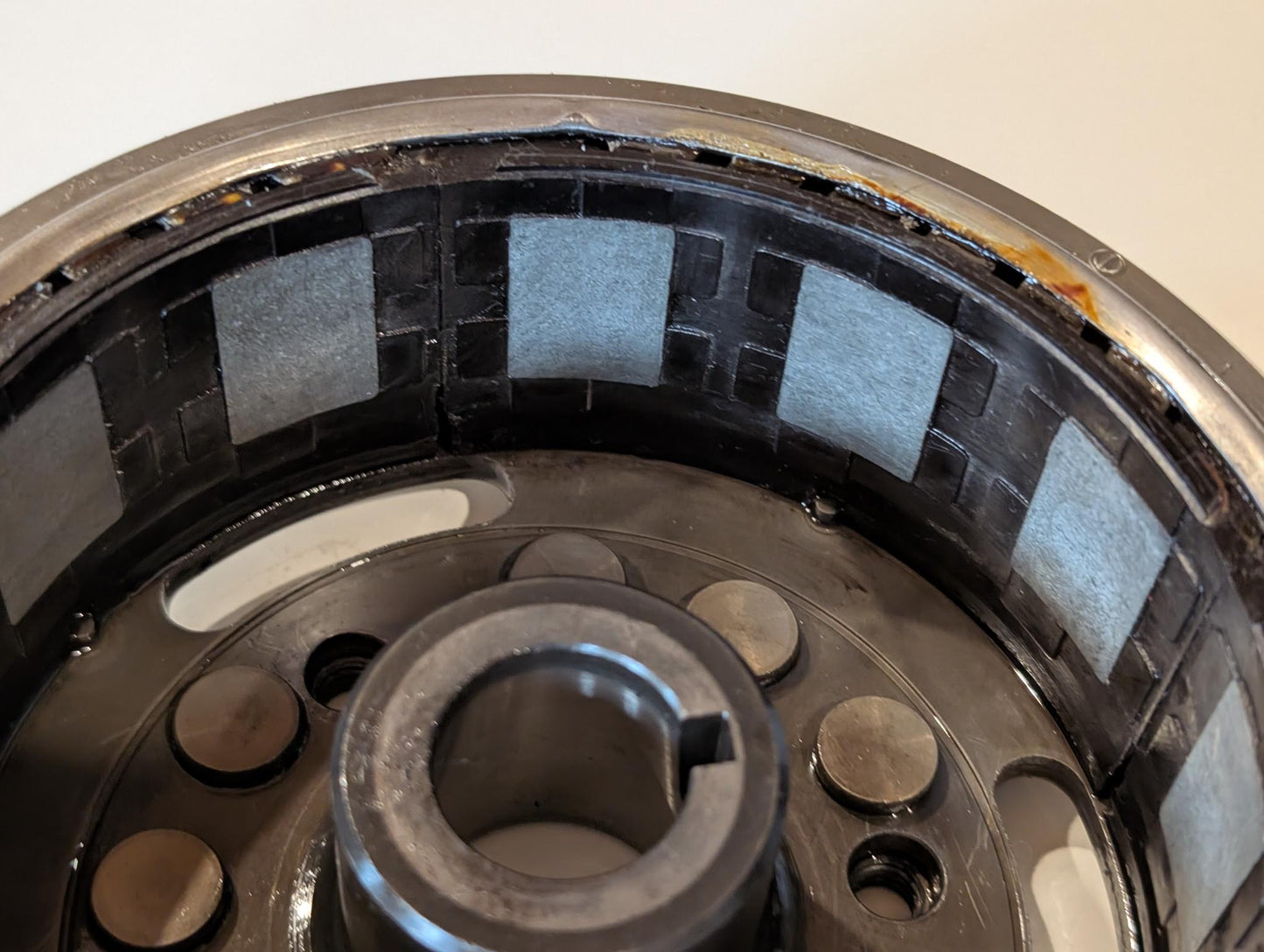 Yamaha XT600 43F Schwungrad Rotor Polrad 34L-81450-50 mit Mutter Scheibe gebraucht