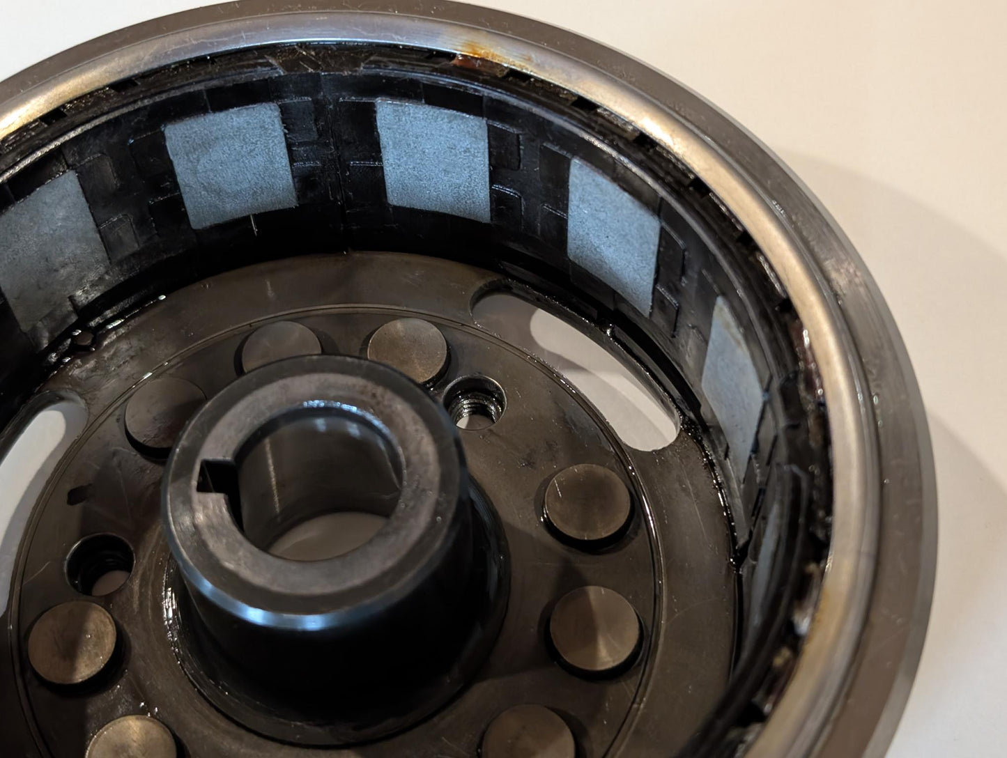 Yamaha XT600 43F Schwungrad Rotor Polrad 34L-81450-50 mit Mutter Scheibe gebraucht