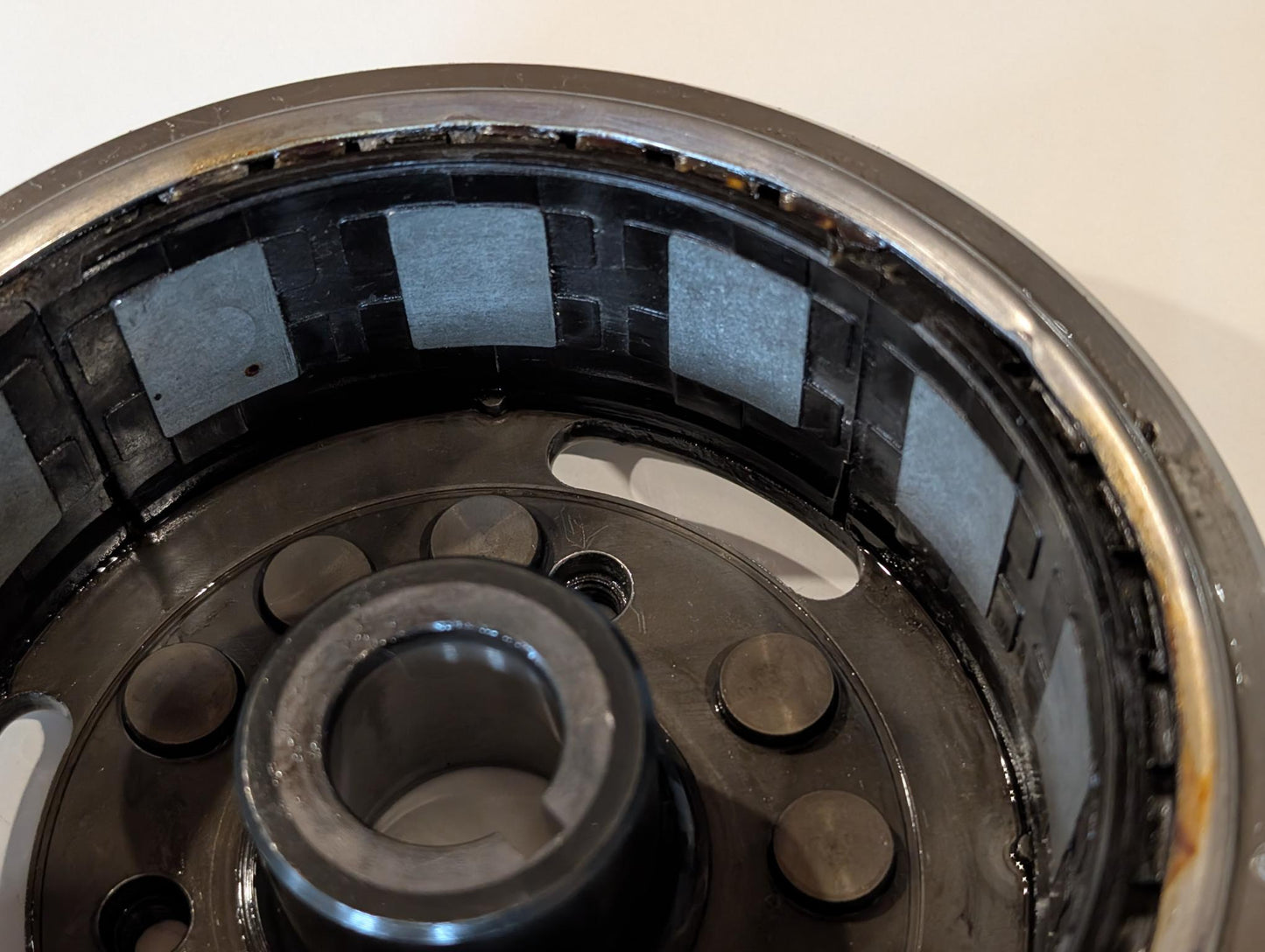 Yamaha XT600 43F Schwungrad Rotor Polrad 34L-81450-50 mit Mutter Scheibe gebraucht