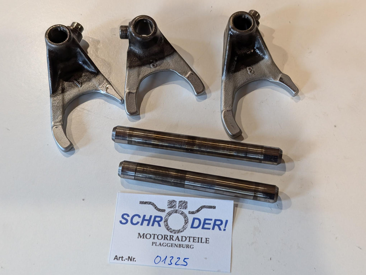 Yamaha XT600 43F Schaltgabeln 5Y1-18511-00 5Y1-18512-00 5Y1-18513-00 Schaltgabelwellen gebraucht