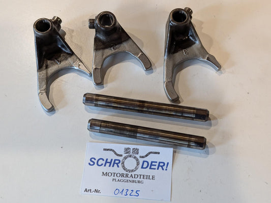 Yamaha XT600 43F Schaltgabeln 5Y1-18511-00 5Y1-18512-00 5Y1-18513-00 Schaltgabelwellen gebraucht