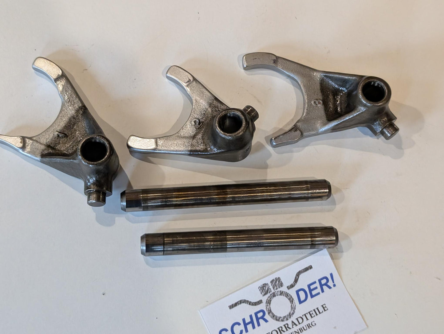 Yamaha XT600 43F Schaltgabeln 5Y1-18511-00 5Y1-18512-00 5Y1-18513-00 Schaltgabelwellen gebraucht