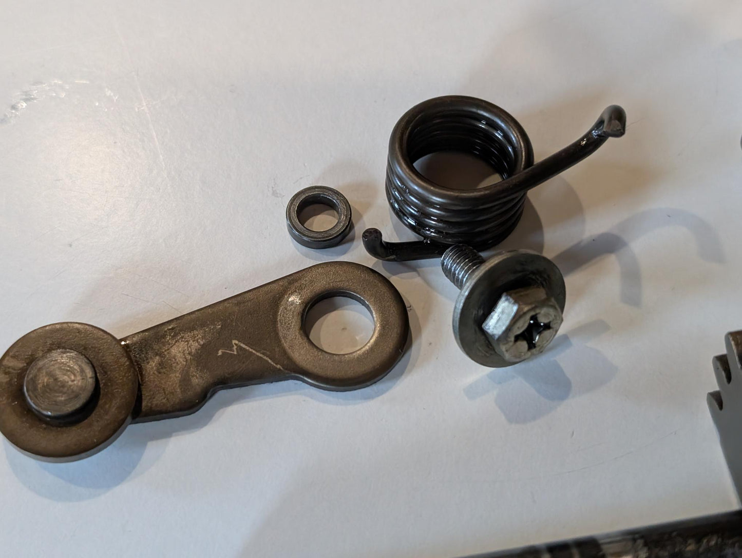 Yamaha XT600 43F Schaltwelleneinheiten 43F-18102-01 5Y1-18101-01 Schalthebel 34K-18120-00 Anschlaghebeleinheit 34K-18140-00 gebraucht