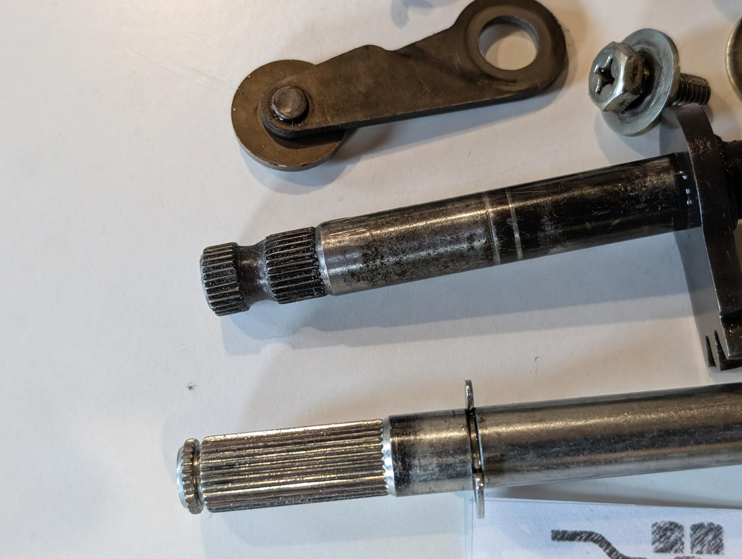 Yamaha XT600 43F Schaltwelleneinheiten 43F-18102-01 5Y1-18101-01 Schalthebel 34K-18120-00 Anschlaghebeleinheit 34K-18140-00 gebraucht