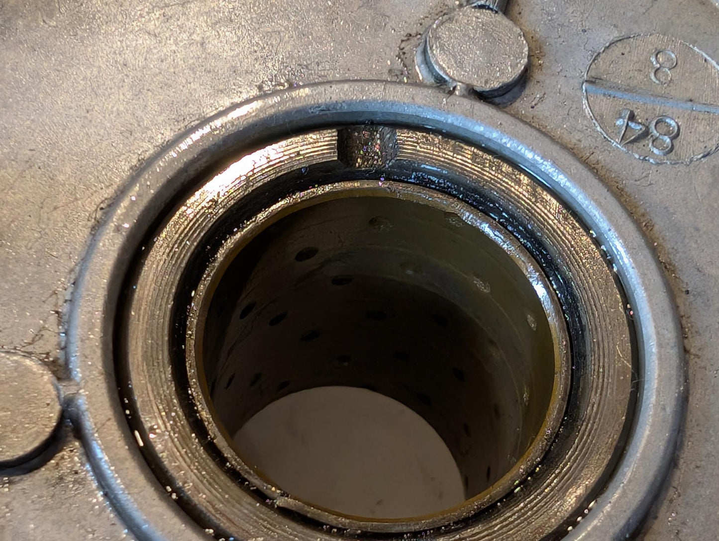 Yamaha XT600 43F Kupplungskorb 34K-16150-00 Kupplungsnabe 34K-16371-00 Druckplatte 5Y1-16351-00 Primärantrieb komplett, gebraucht