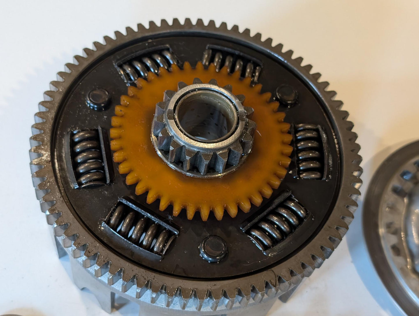 Yamaha XT600 43F Kupplungskorb 34K-16150-00 Kupplungsnabe 34K-16371-00 Druckplatte 5Y1-16351-00 Primärantrieb komplett, gebraucht