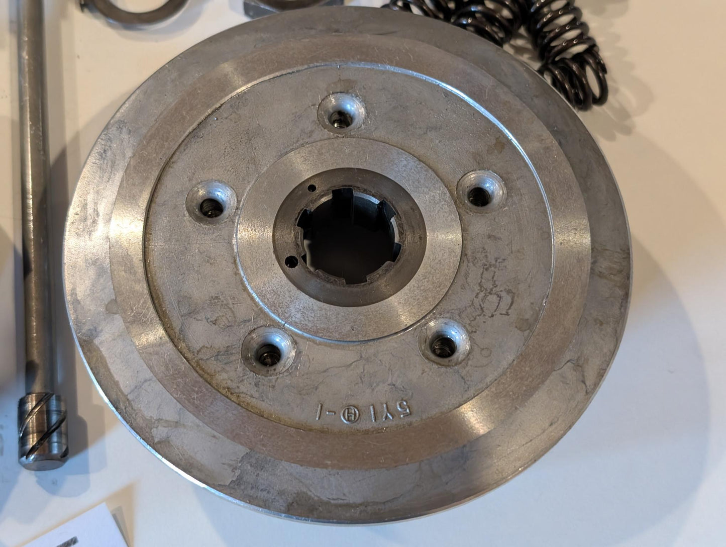 Yamaha XT600 43F Kupplungskorb 34K-16150-00 Kupplungsnabe 34K-16371-00 Druckplatte 5Y1-16351-00 Primärantrieb komplett, gebraucht