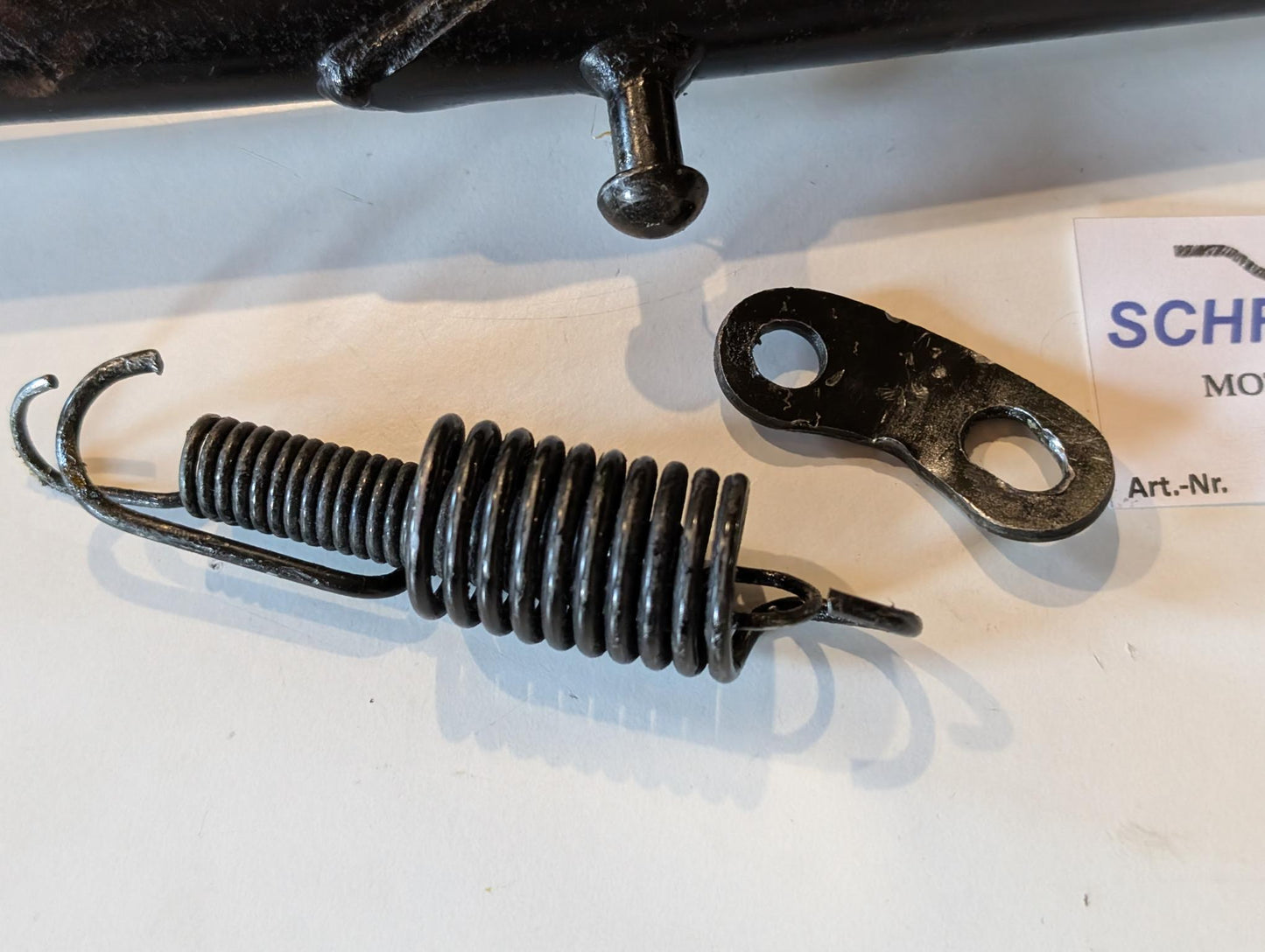 Yamaha XT600 43F Seitenständer 55W-27311-00 mit Hebel 3Y3-27315-00 Federn und Schraube, gebraucht