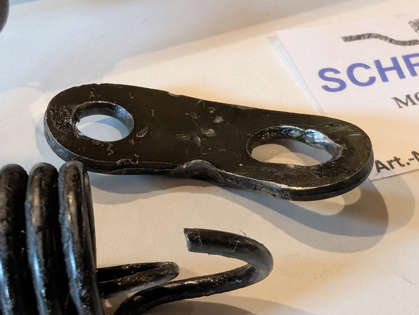 Yamaha XT600 43F Seitenständer 55W-27311-00 mit Hebel 3Y3-27315-00 Federn und Schraube, gebraucht