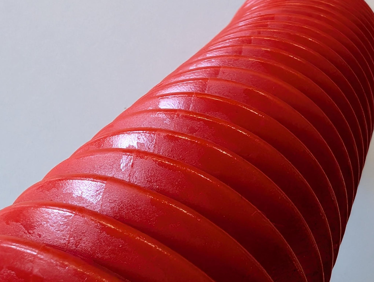 Yamaha XT600 43F 2KF Paar Polisport Faltenbälge Zubehör 41mm oben 57mm unten rot gebraucht